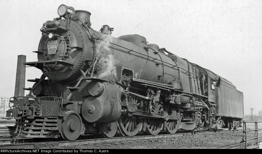 PRR 3881, K-4S, 1947